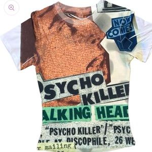 NWT Screen Print Baby Tee